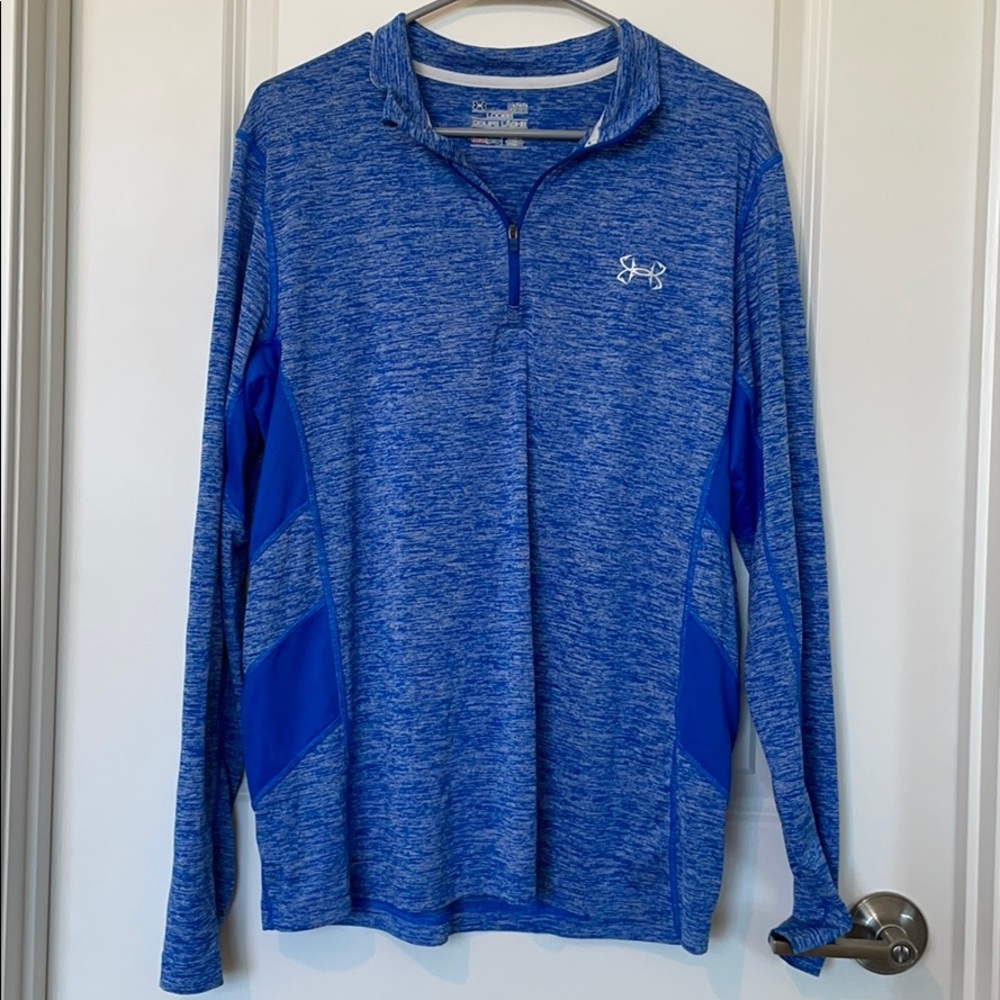 Underarmour Blue Quarterzip LARGE
